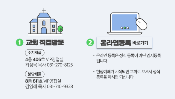 지구촌 VIP(새가족) 등록